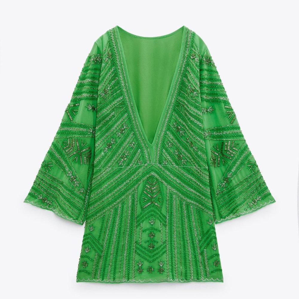 Zara Beaded Tunic Dress - Picture 12 of 16